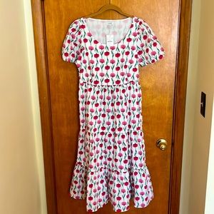 J. Crew Factory Floral Midi Dress